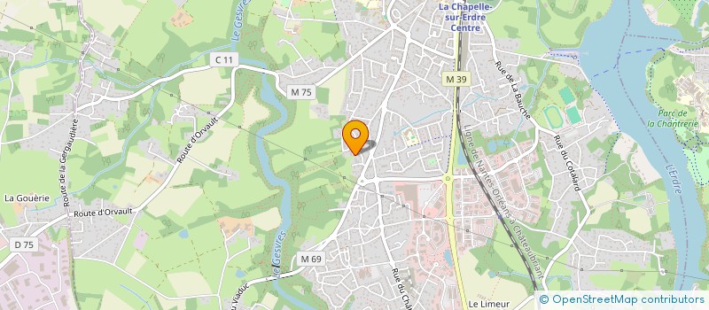 localisation de l'entreprise MONSIEUR GEOFFREY CONCA à LA CHAPELLE-SUR-ERDRE