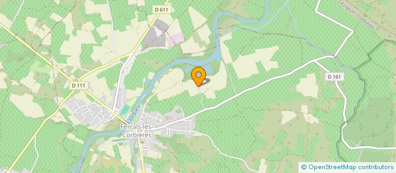 localisation de l'entreprise MONSIEUR GEOFFREY CONDAMINAS  FERRALS-LES-CORBIERES