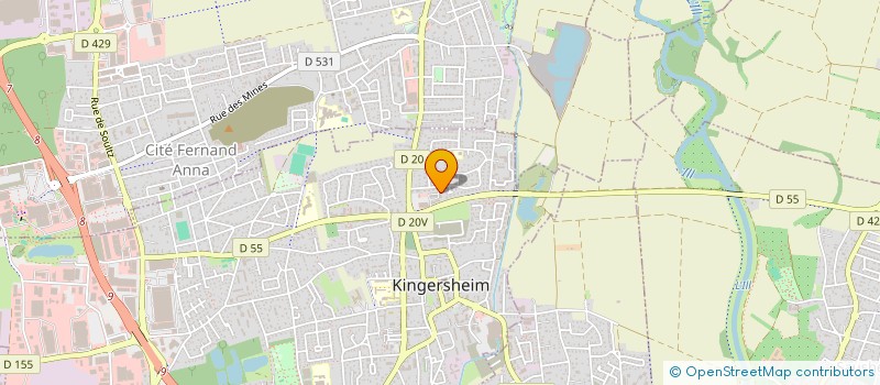 localisation de l'entreprise MONSIEUR GEOFFREY CONTARATO  KINGERSHEIM