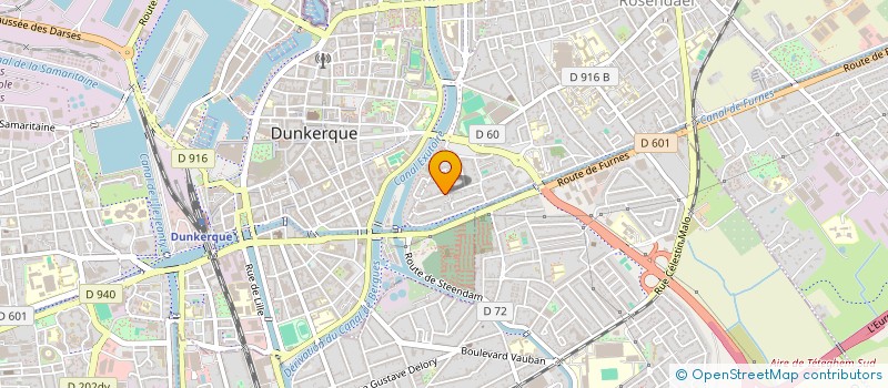 localisation de l'entreprise MONSIEUR GEOFFREY CORDELLIER à DUNKERQUE