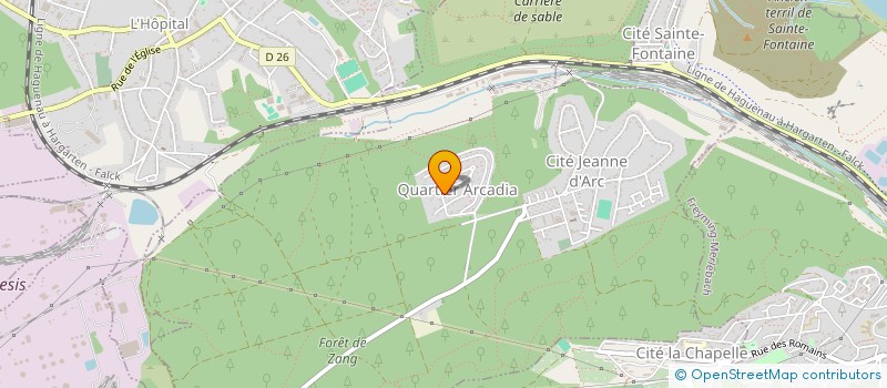 localisation de l'entreprise MONSIEUR GEOFFREY COTTINI  SAINT-AVOLD