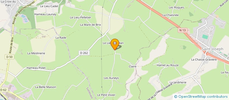 localisation de l'entreprise MONSIEUR GEOFFREY COUPPEY  BRIX