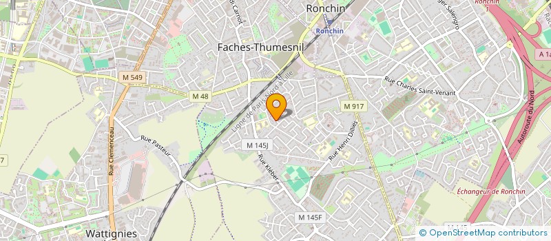 localisation de l'entreprise MONSIEUR GEOFFREY COURMONT  FACHES-THUMESNIL