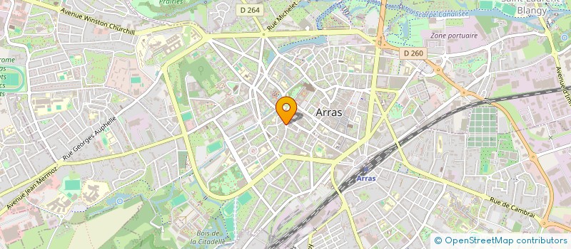 localisation de l'entreprise MONSIEUR GEOFFREY CRESPEL à ARRAS