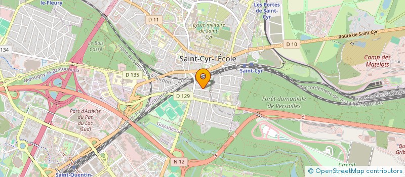 localisation de l'entreprise MONSIEUR GEOFFREY CROMBEZ  SAINT-CYR-L'ECOLE