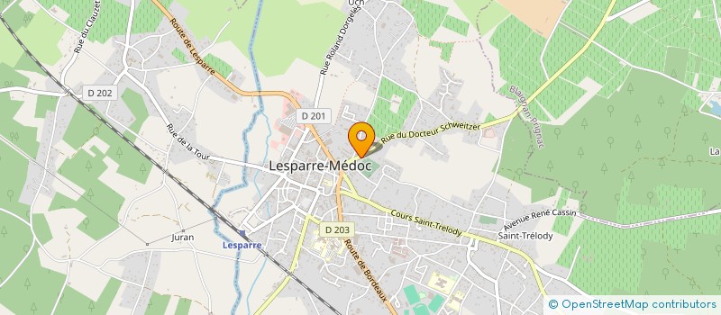 localisation de l'entreprise MONSIEUR GEOFFREY DACHER à LESPARRE-MEDOC