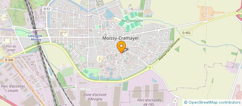 localisation de l'entreprise MONSIEUR GEOFFREY DAMYS à MOISSY-CRAMAYEL