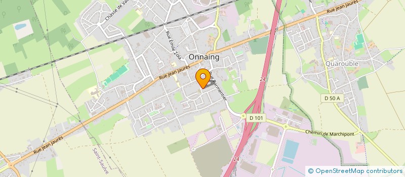 localisation de l'entreprise MONSIEUR GEOFFREY DANIS  ONNAING