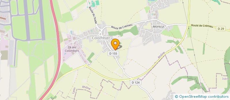 localisation de l'entreprise MONSIEUR GEOFFREY DAVID à COLOMBIER-SAUGNIEU