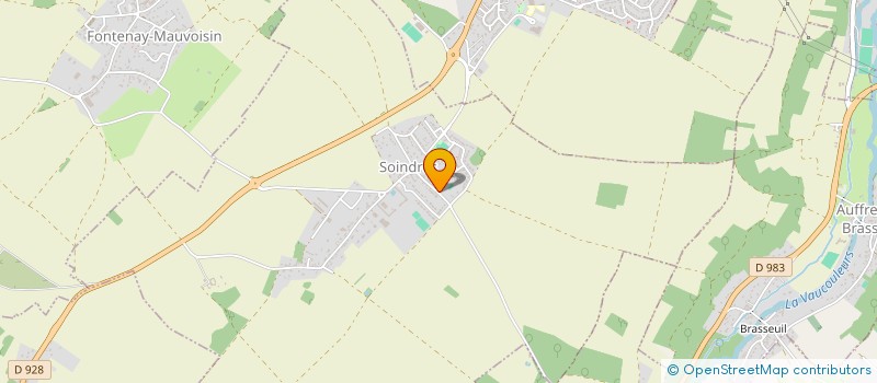 localisation de l'entreprise MONSIEUR GEOFFREY DEBEAUVAIS  SOINDRES