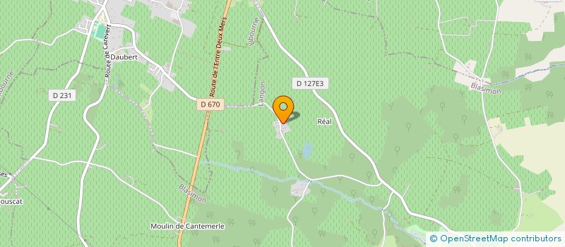 localisation de l'entreprise MONSIEUR GEOFFREY DELAHAYE  BLASIMON