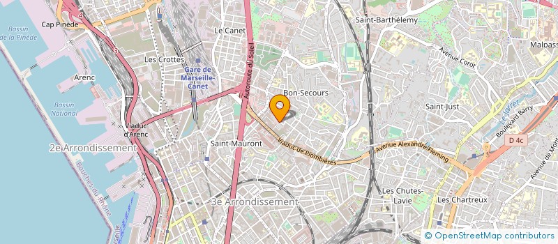 localisation de l'entreprise MONSIEUR GEOFFREY DELARBOULAS  MARSEILLE