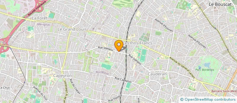 localisation de l'entreprise MONSIEUR GEOFFREY DELAS  BORDEAUX