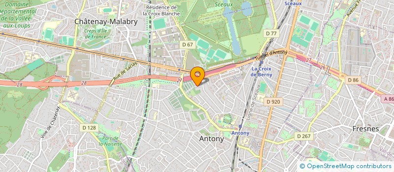 localisation de l'entreprise MONSIEUR GEOFFREY DELATTRE à ANTONY