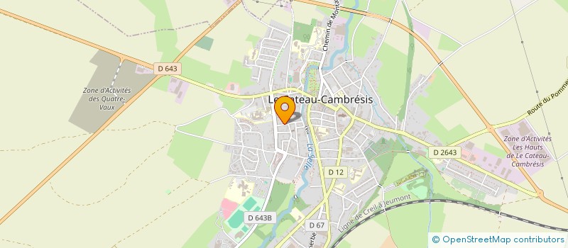 localisation de l'entreprise MONSIEUR GEOFFREY DELHAYE  BAZUEL