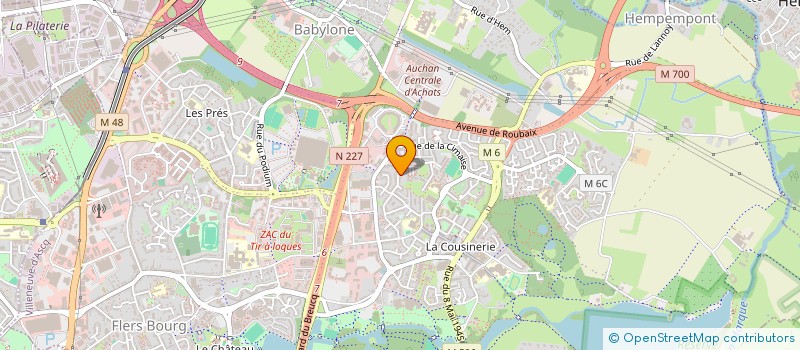 localisation de l'entreprise MONSIEUR GEOFFREY DELIN  VILLENEUVE-D'ASCQ