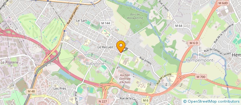 localisation de l'entreprise MONSIEUR GEOFFREY DELRUE à VILLENEUVE-D'ASCQ