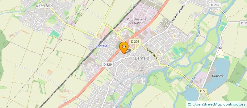 localisation de l'entreprise MONSIEUR GEOFFREY DEMAREY  BENFELD