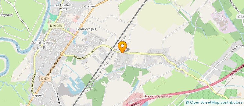 localisation de l'entreprise MONSIEUR GEOFFREY DENIS  SAINT-DENIS-DE-PILE