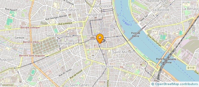 localisation de l'entreprise MONSIEUR GEOFFREY DESAGE  BORDEAUX