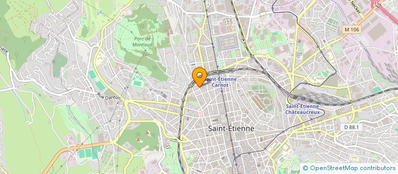 localisation de l'entreprise MONSIEUR GEOFFREY DIJOUX  SAINT-ETIENNE