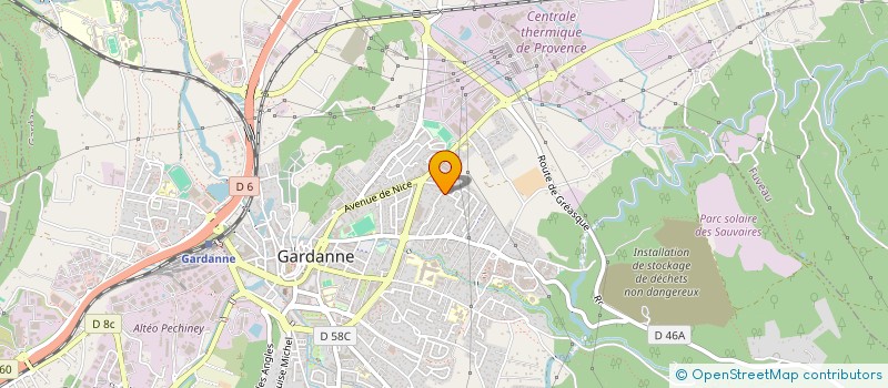 localisation de l'entreprise MONSIEUR GEOFFREY DJEBORI à GARDANNE