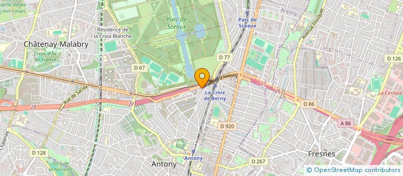 localisation de l'entreprise MONSIEUR GEOFFREY DRUCK à ANTONY