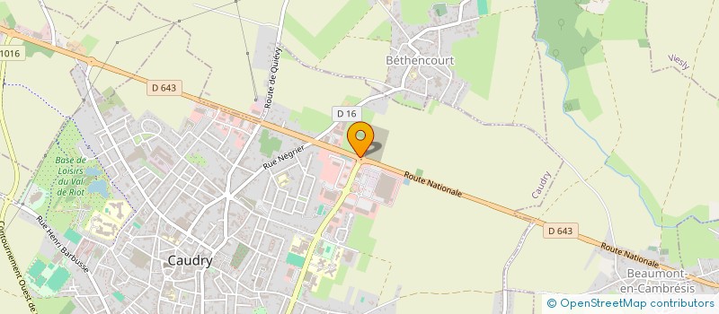 localisation de l'entreprise MONSIEUR GEOFFREY DUBOIS  INCHY