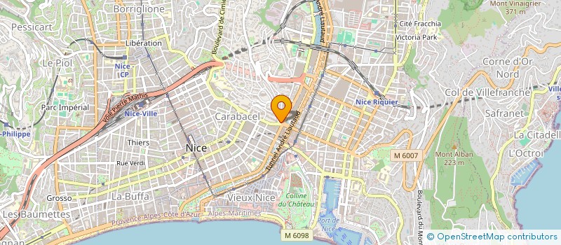 localisation de l'entreprise MONSIEUR GEOFFREY DUMONT  NICE