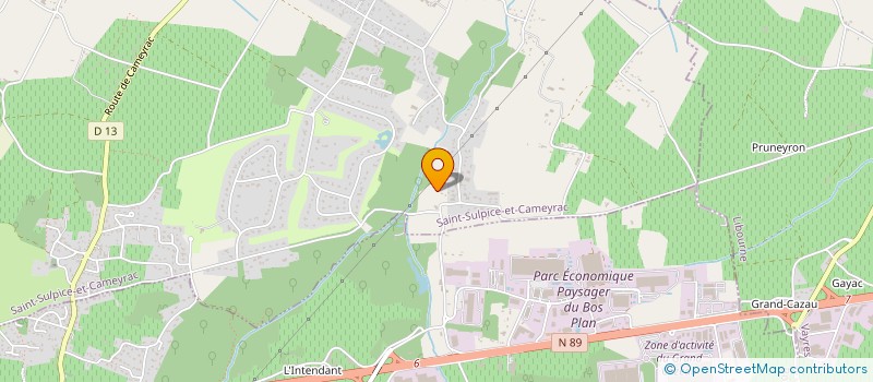 localisation de l'entreprise MONSIEUR GEOFFREY DUPONT  SAINT-SULPICE-ET-CAMEYRAC