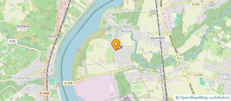 localisation de l'entreprise MONSIEUR GEOFFREY DUPONT  SAINT-ALBAN-DU-RHONE