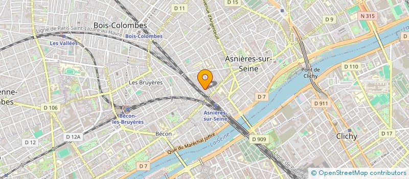 localisation de l'entreprise MONSIEUR GEOFFREY DUPUY à ASNIERES-SUR-SEINE