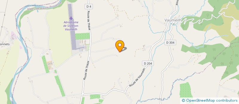 localisation de l'entreprise MONSIEUR GEOFFREY DURAND  VAUMEILH