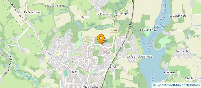 localisation de l'entreprise MONSIEUR GEOFFREY DURAND  LA CHAPELLE-SUR-ERDRE