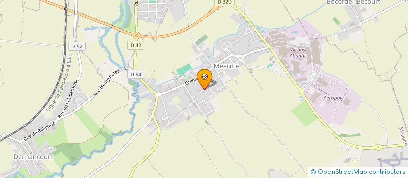 localisation de l'entreprise MONSIEUR GEOFFREY DUREUX  MEAULTE