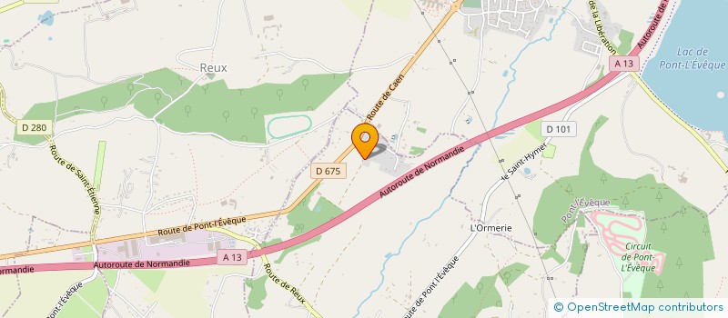 localisation de l'entreprise MONSIEUR GEOFFREY EUDELINE  SAINT-HYMER