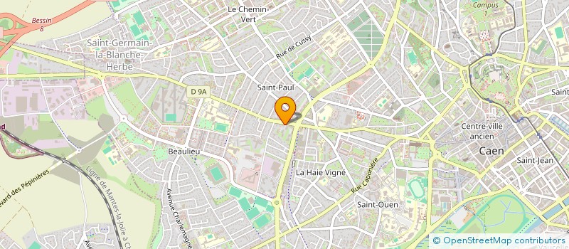 localisation de l'entreprise MONSIEUR GEOFFREY FARDEAU à CAEN