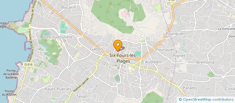 localisation de l'entreprise MONSIEUR GEOFFREY FERLAY à SIX-FOURS-LES-PLAGES