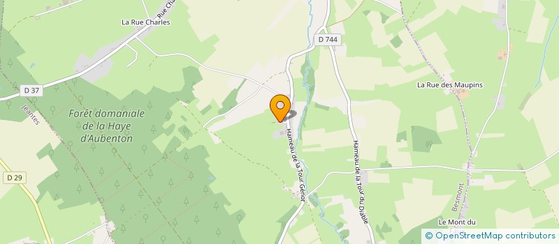 localisation de l'entreprise MONSIEUR GEOFFREY FONTAINE  BESMONT