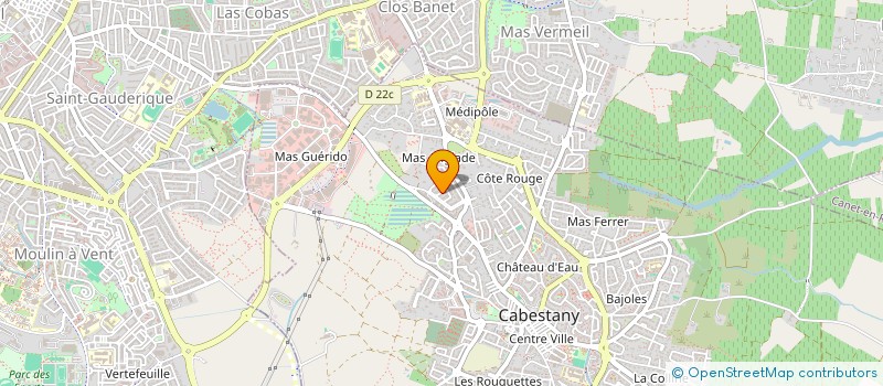 localisation de l'entreprise MONSIEUR GEOFFREY FRANCO  CABESTANY