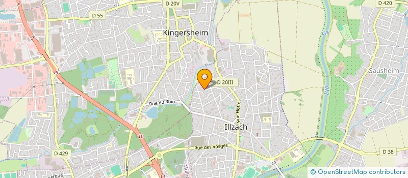 localisation de l'entreprise MONSIEUR GEOFFREY FROMET  ILLZACH