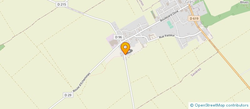 localisation de l'entreprise MONSIEUR GEOFFREY GAGE  FONTAINE-LES-GRES