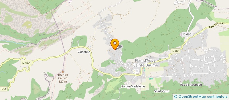 localisation de l'entreprise MONSIEUR GEOFFREY GAGNIERE  PLAN-D'AUPS-SAINTE-BAUME