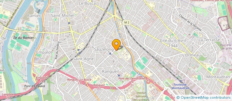 localisation de l'entreprise MONSIEUR GEOFFREY GAGNOLET à TOULOUSE