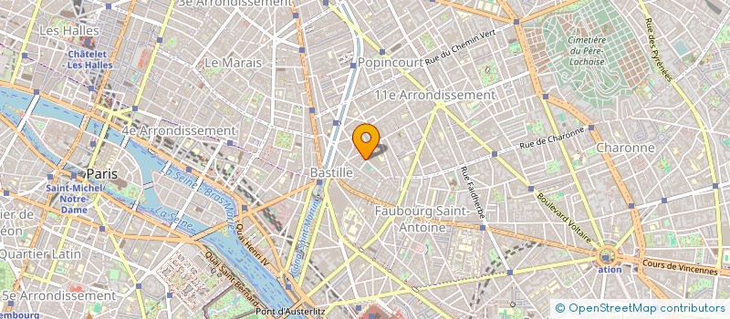 localisation de l'entreprise MONSIEUR GEOFFREY GAUTIER  PARIS