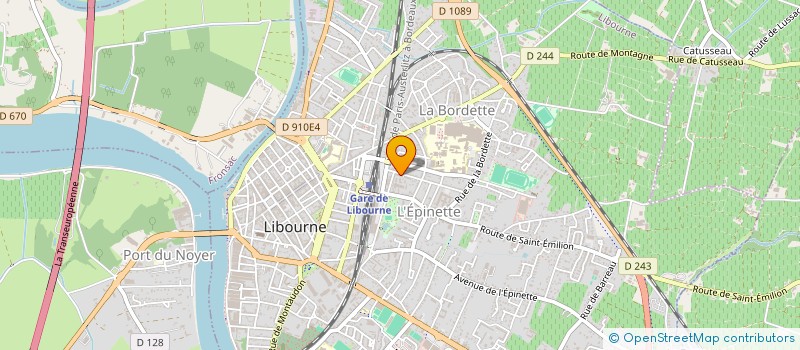localisation de l'entreprise MONSIEUR GEOFFREY GERAUD à LIBOURNE