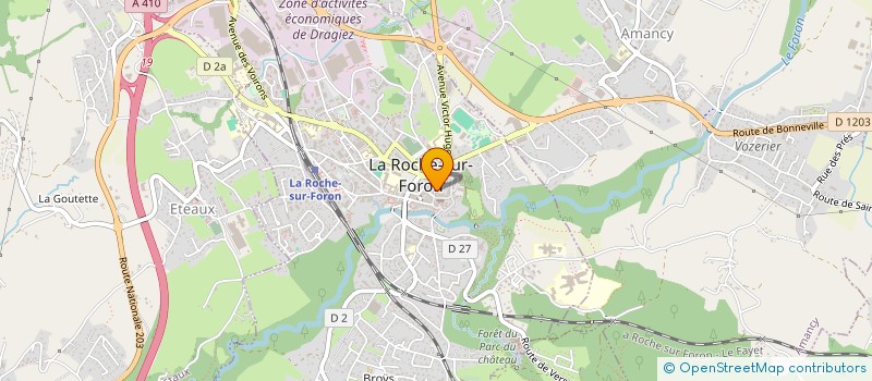 localisation de l'entreprise MONSIEUR GEOFFREY GILLIOZ  LA ROCHE-SUR-FORON