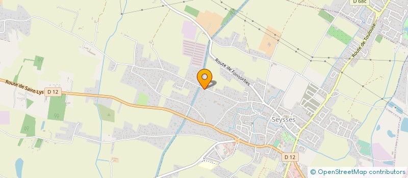 localisation de l'entreprise MONSIEUR GEOFFREY GINESTET-CROS  SEYSSES