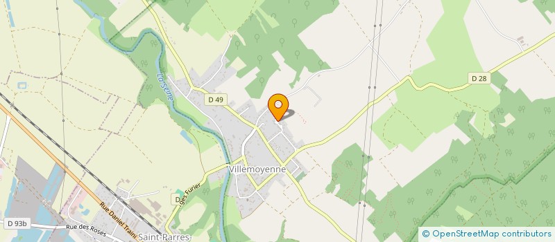 localisation de l'entreprise MONSIEUR GEOFFREY GIRARD  VILLEMOYENNE