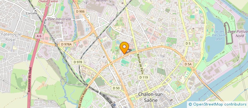 localisation de l'entreprise MONSIEUR GEOFFREY GIROT  CHALON-SUR-SAONE